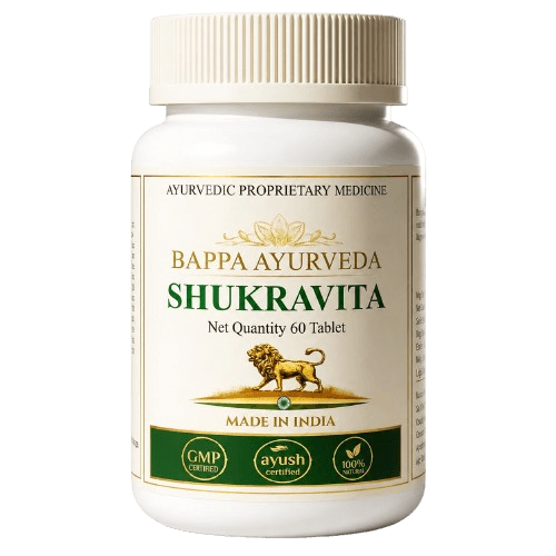 SHUKRAVITA Ayurvedic men's vitality supplement by Bappa Ayurveda
