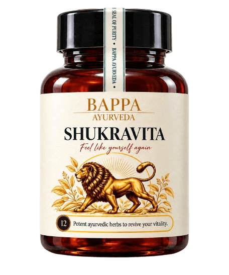 SHUKRAVITA Ayurvedic men's vitality supplement by Bappa Ayurveda